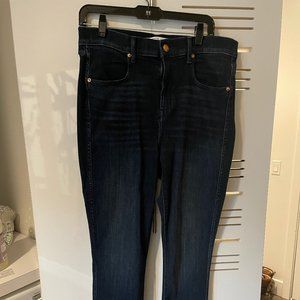 Dark Blue "Psychic City" AYR High Waisted The Riser - Size 34 NWOT